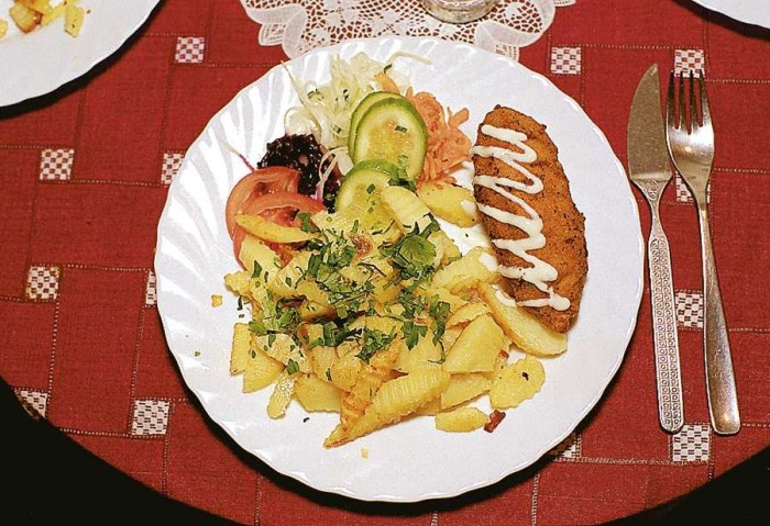 Kijevas kotlete (Foto - Kaspars Goba)