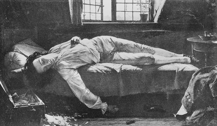 Henrijs Voliss. Čatertona nāve, 1856 (Foto: Imageforum/LETA)