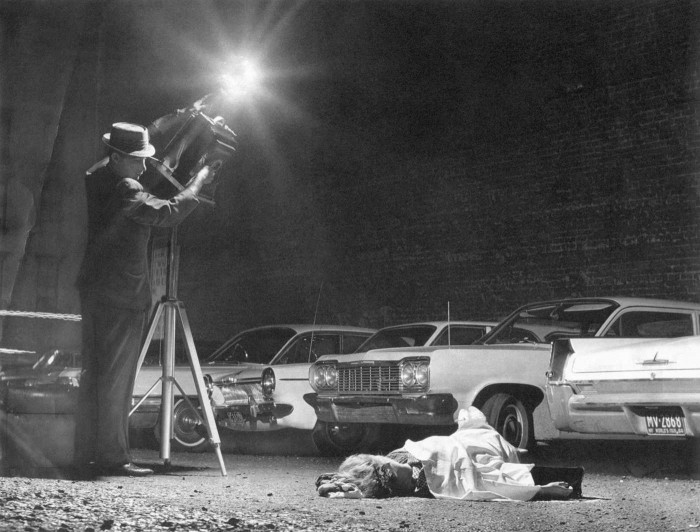 Nozieguma īsa vēsture ir šāda: “Džoana Vilsone un viņas jaunākā māsa Margarēta šķērsoja automašīnu stāvvietu Taimskvērā un sastapa Katiju Brazilu, kura arī bija tur novietojusi savu automašīnu. Kad viņas beidza čalot, viens pats šāviens no 38. kalibra revolvera apklusināja Džoanu uz visiem laikiem. Policija uzskatīja, ka tas ir bijis nejaušs šāviens, iespējams, no Holland hoteļa, kas atradās blakus automašīnu stāvvietai. Noziedzniekam uz pēdām policija nokļuva tikai 1. novembrī. Viesnīcas kalpotājs atrada Smith&Wesson revolveri, kas bija paslēpts aiz radiatora vienā no numuriem un kam bija tāds pats kalibrs kā slepkavības ierocim. Ierocis piederēja kādam Rojam Frānsisam Neiglam, kurš tūlīt atzinās slepkavībā. Izrādījās, ka Neigls Ņujorkā nebija ieradies vis uz Pasaules izstādi, kā lielāka daļa pilsētas viesu šajā vasarā, bet gan, lai nogalinātu savu bijušo sievu. Tajā vakarā viņš devās uz Kvīnsu, lai savu nodomu īstenotu, taču nespēja to izdarīt, jo viņa bijusī sieva iznāca no metro kopā ar viņu piecus gadus veco dēlu. Kad viņš, vārīdamies aiz dusmām, atgriezās Taimskvērā, viņš ievēroja Džoanu Vilsoni, jaunu, apmierinātu un laimīgu, turklāt līdzīga viņa bijušajai sievai, izšāva, nogalinot Džoanu uz vietas. Neiglu notiesāja, piespriežot brīvības atņemšanu uz četrdesmit gadiem. Pēc pārsūdzēšanas soda termiņu samazināja līdz divdesmit gadiem. Neiglu atbrīvoja pēc deviņiem.” (Foto: Daily News)